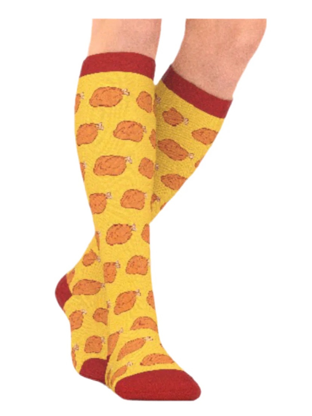 15-20mmHg unisex Compression Socks - fun cooked turkey design